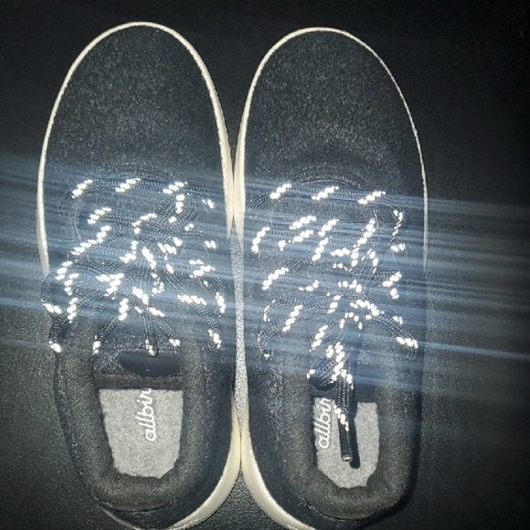 Allbirds Black and White Sneakers Womens Size 5 Wrum W5 - Picture 1 of 14